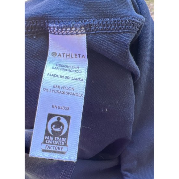 Athleta Womens Chaturanga Capri Legging Blue Size Small - Picture 5 of 5